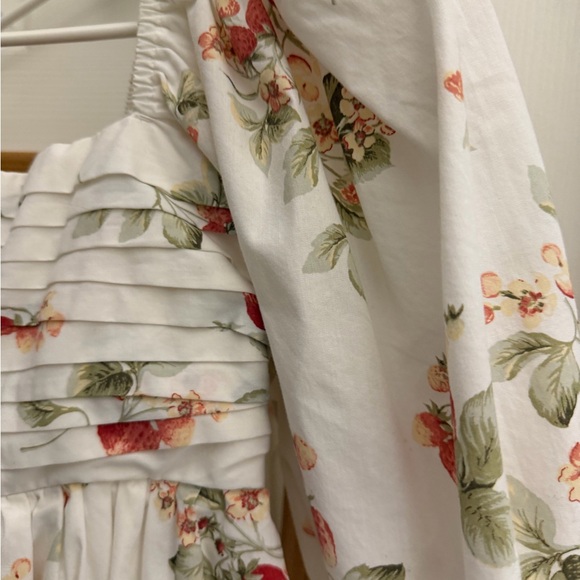 Abercrombie and fitch Puff-sleeve strawberry Print mini dress - Picture 4 of 8